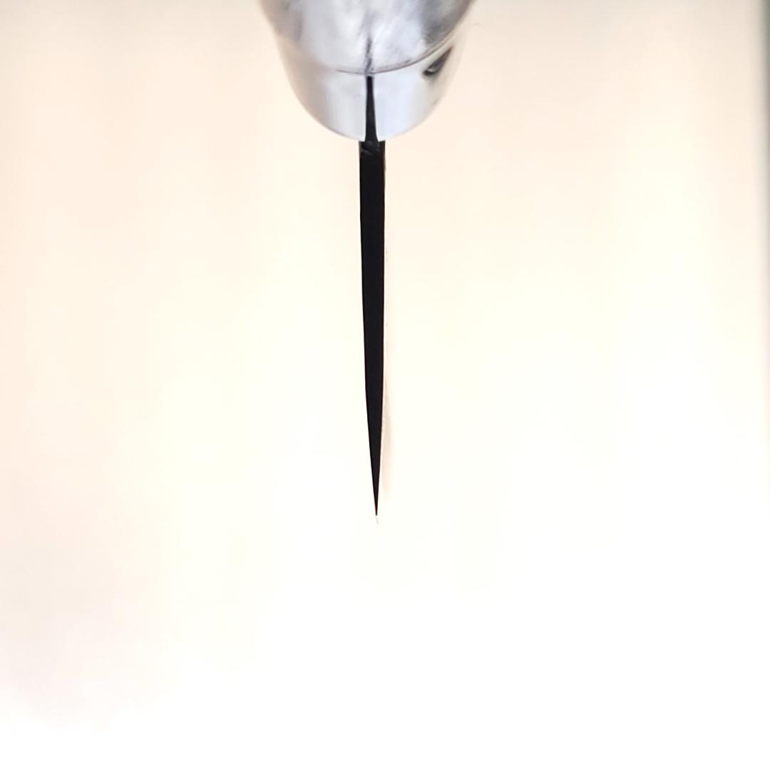 白紙1号 黒打 菜切（万能）包丁 165㎜ #1329 焼柄 月光作