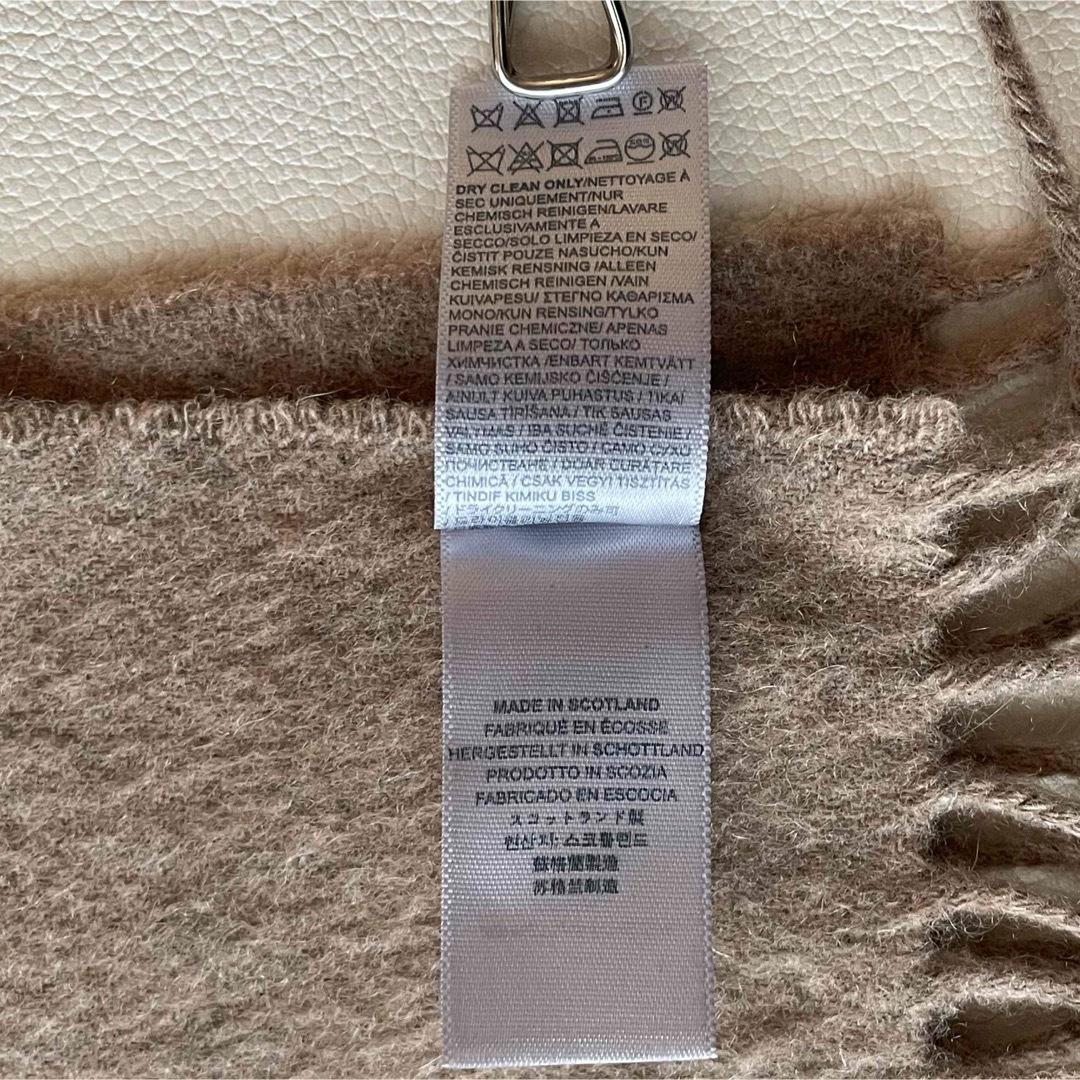 5405【美品　現行品】ジョンストンズ 大判ストール カシミヤ100％