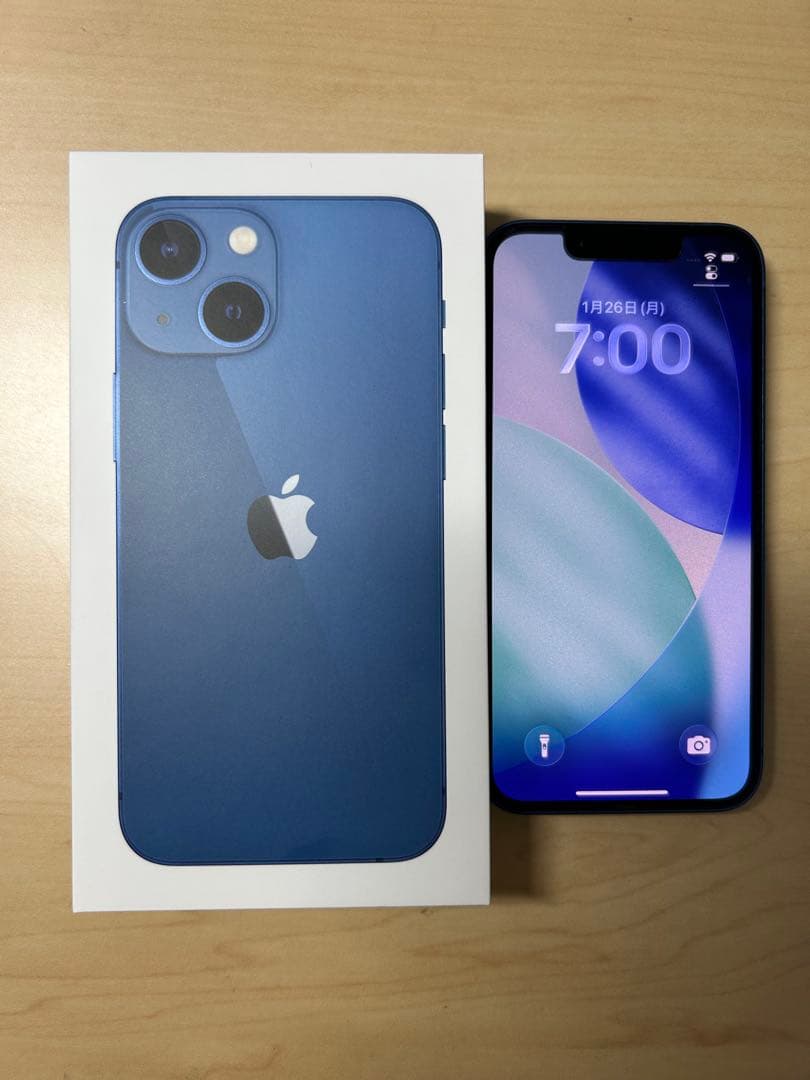 iPhone 13 mini 128GB ブルー SIMフリー 本体