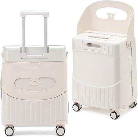 2in1子供乗れるスーツケース キッズキャリーケース 座れる 20インチ