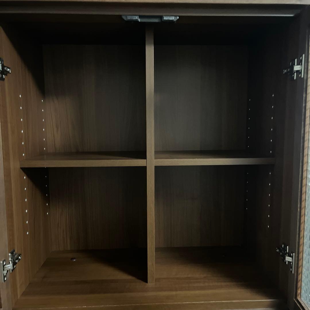 【日本製】天然木アルダー材 ライティングビューロー 幅70cm ウォールナット色