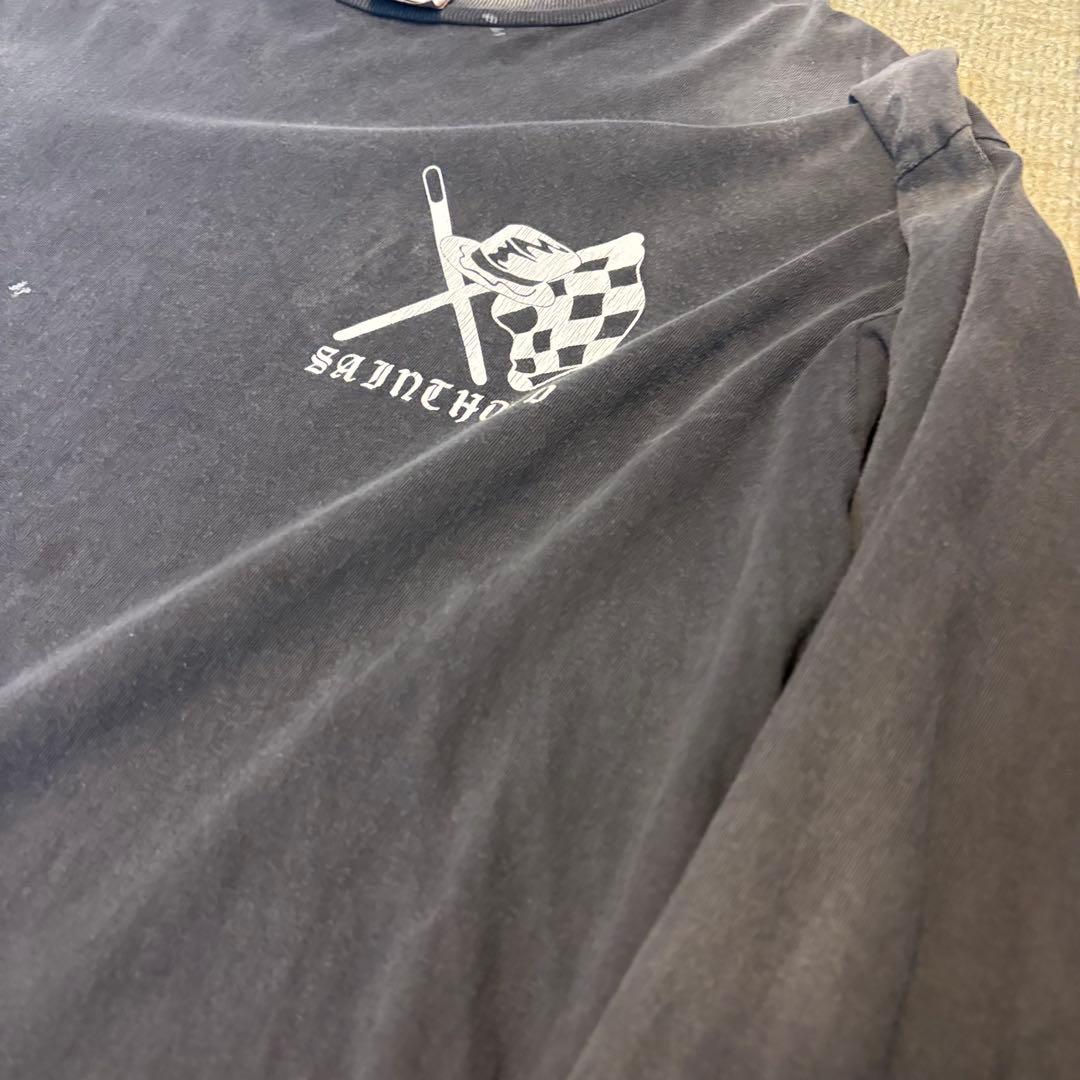 SAINT Mxxxxxx×NEIGHBORHOOD コラボロンT ブラック