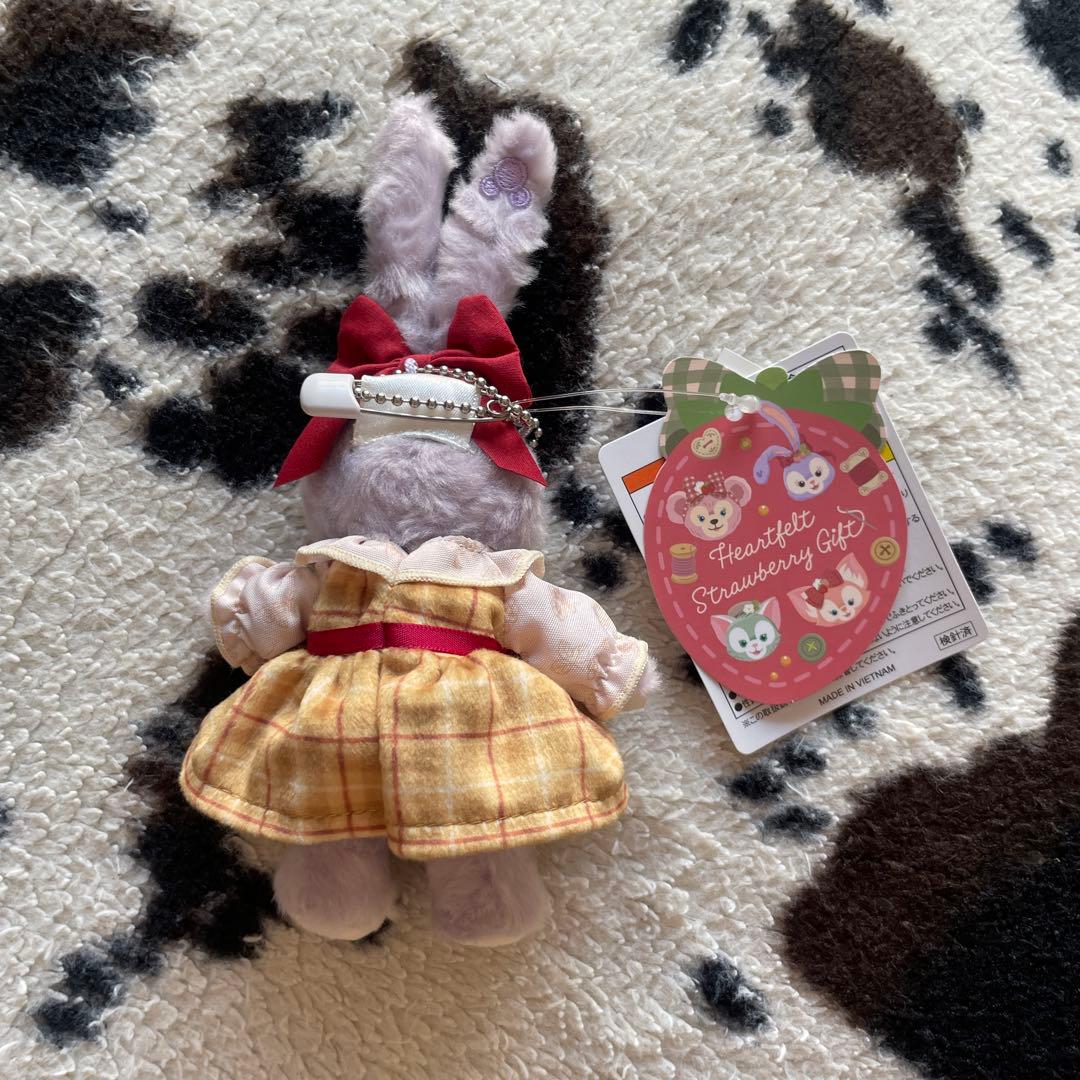 ぬいぐるみバッジ ハートフェルトストロベリーギフト（ステラルー）