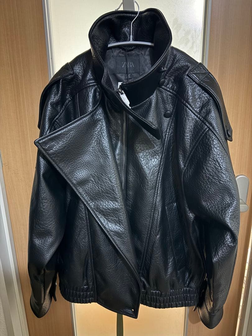 ZARA 希少 フェイクレザージャケット XS 新品
