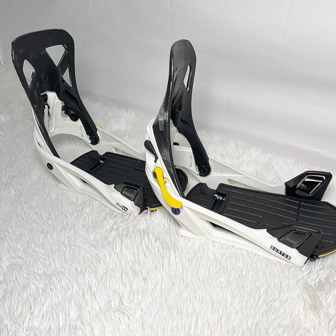 【良品】BURTON Step On ビンディング ホワイト×ブラック　Mサイズ