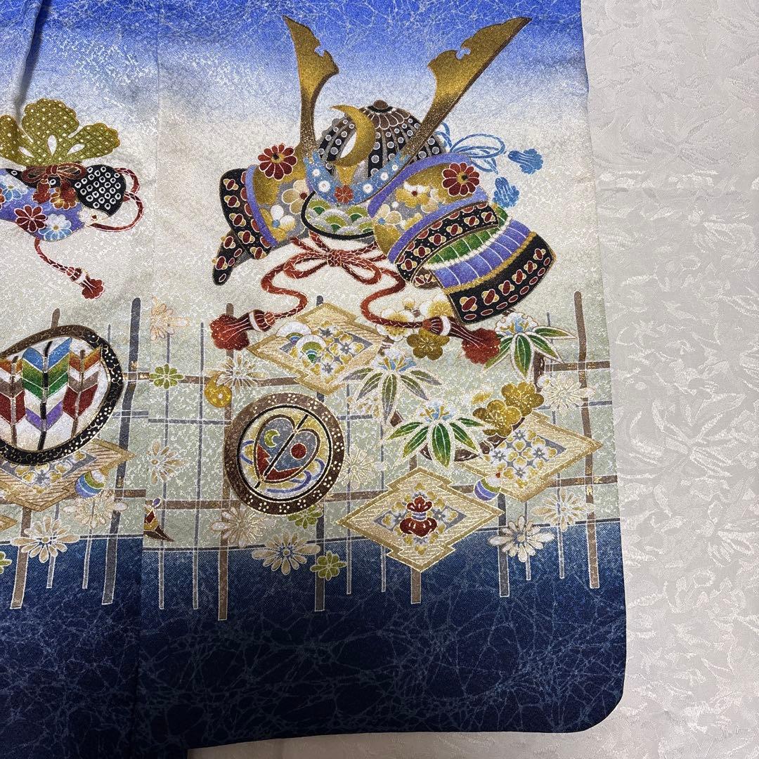 a☆です　羽織袴フルセット　男の子用　　七五三　5歳　簡単　着物