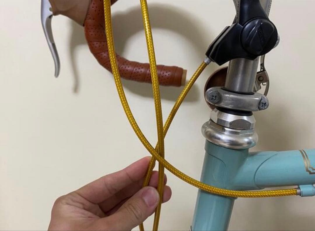 【美品★廃盤品】bianch minivelo7：ミニベロ7 49 チェレステ