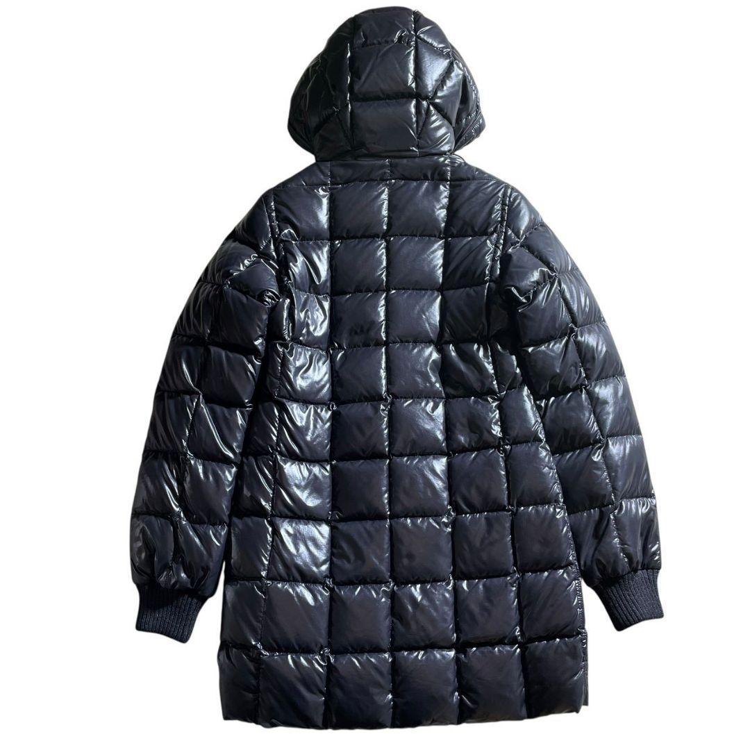 肉厚◎美品✨デュベティカ シャイニング ダウンジャケット コート 袖ニット 黒