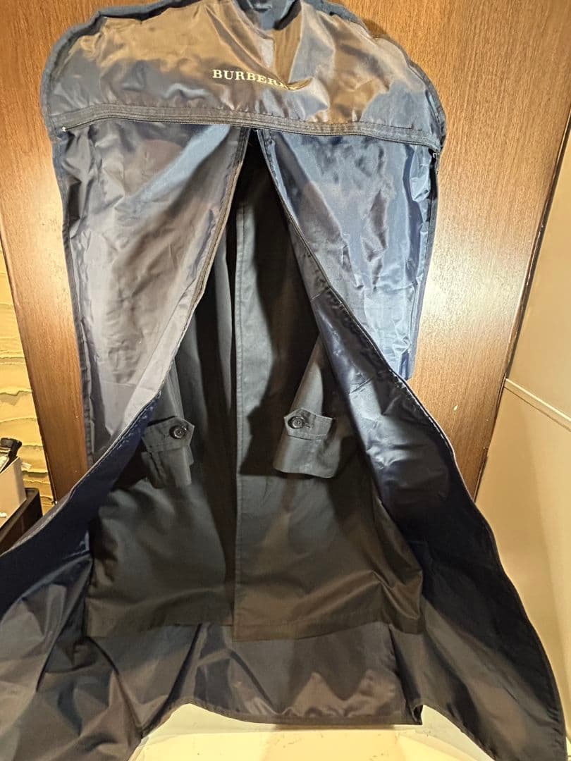 【大特価！！】バーバリー　メンズステンカラーコート ガーメントケース付き☆