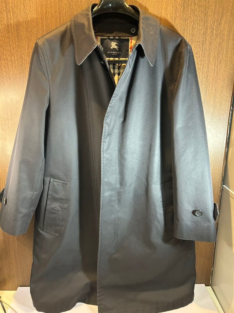 【大特価！！】バーバリー　メンズステンカラーコート ガーメントケース付き☆