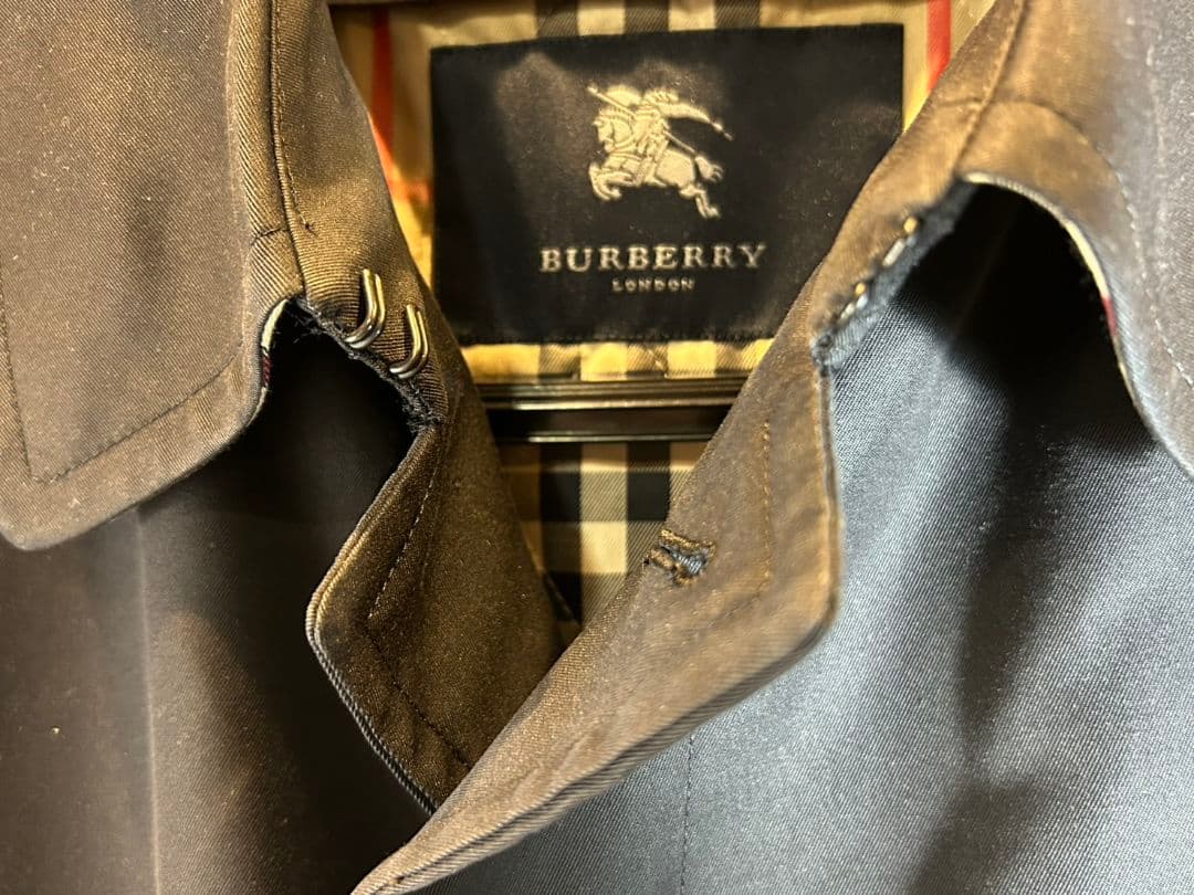 【大特価！！】バーバリー　メンズステンカラーコート ガーメントケース付き☆