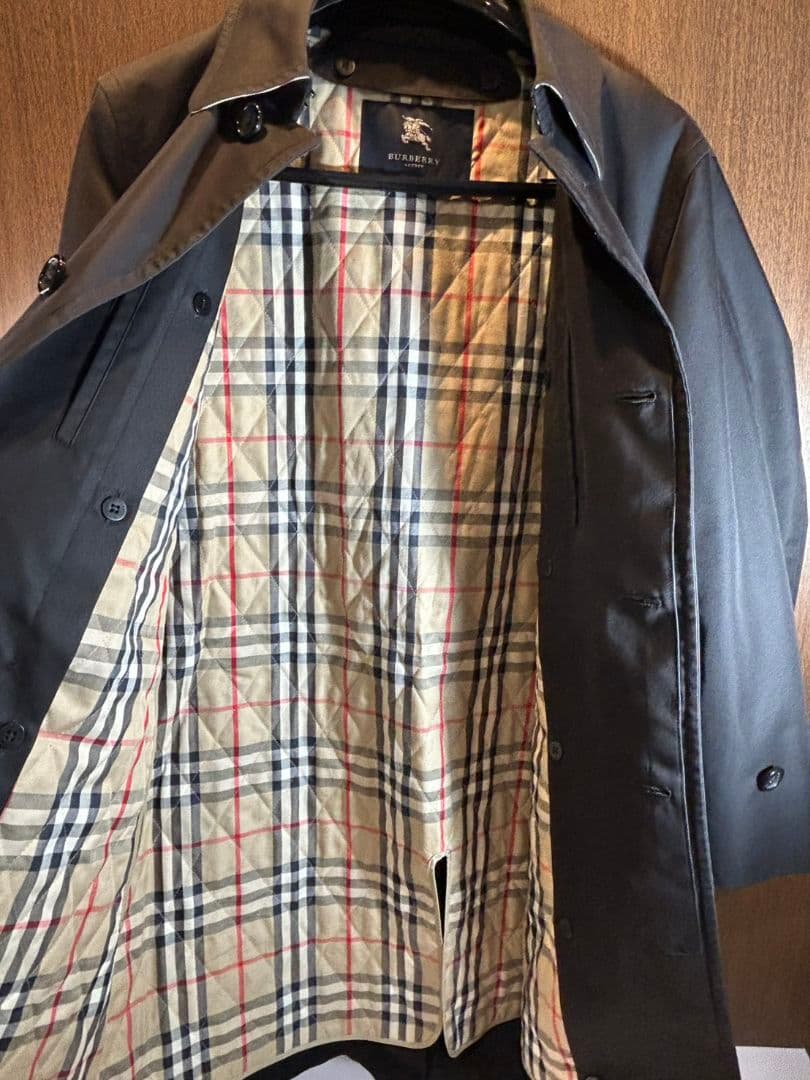 【大特価！！】バーバリー　メンズステンカラーコート ガーメントケース付き☆