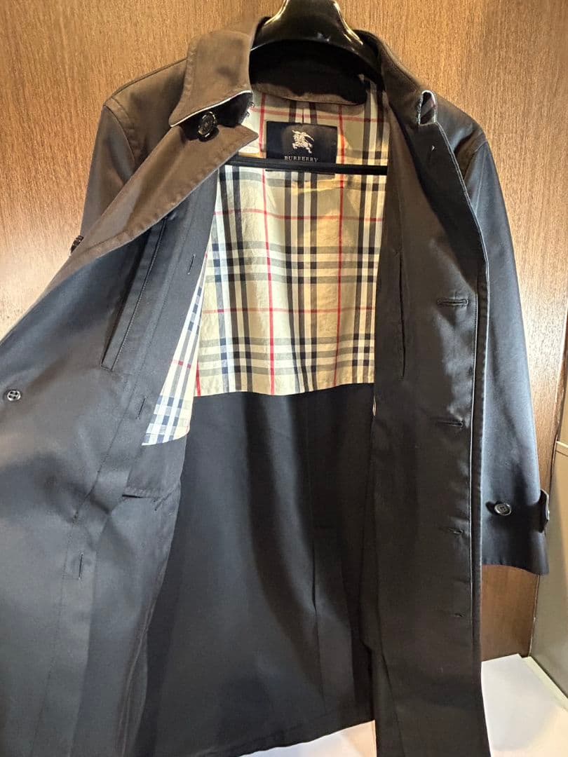 【大特価！！】バーバリー　メンズステンカラーコート ガーメントケース付き☆