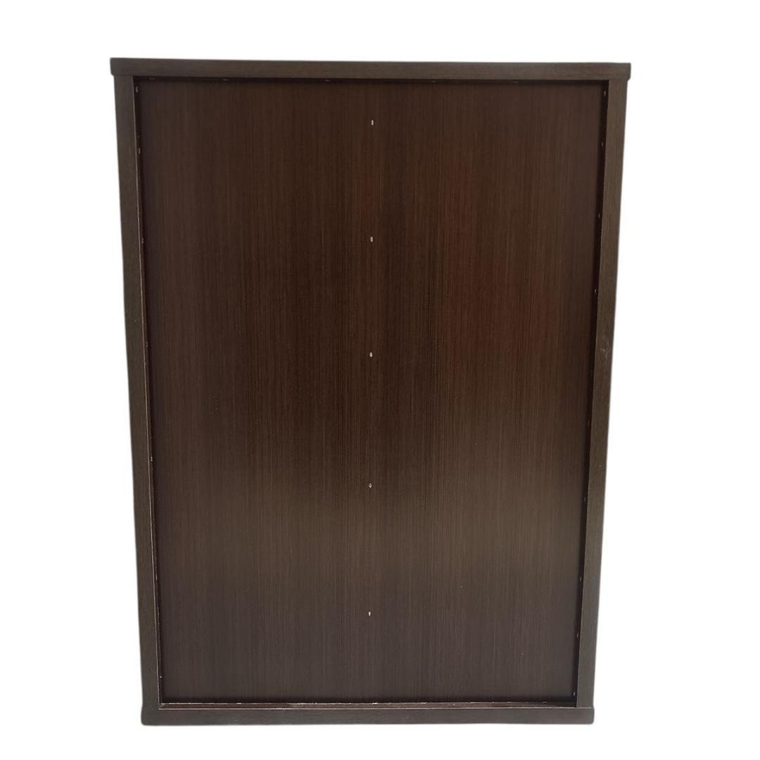 【ほぼ新品】クロシオ 分別 ダイニングダストボックス 2D 木目ブラウン 2分別