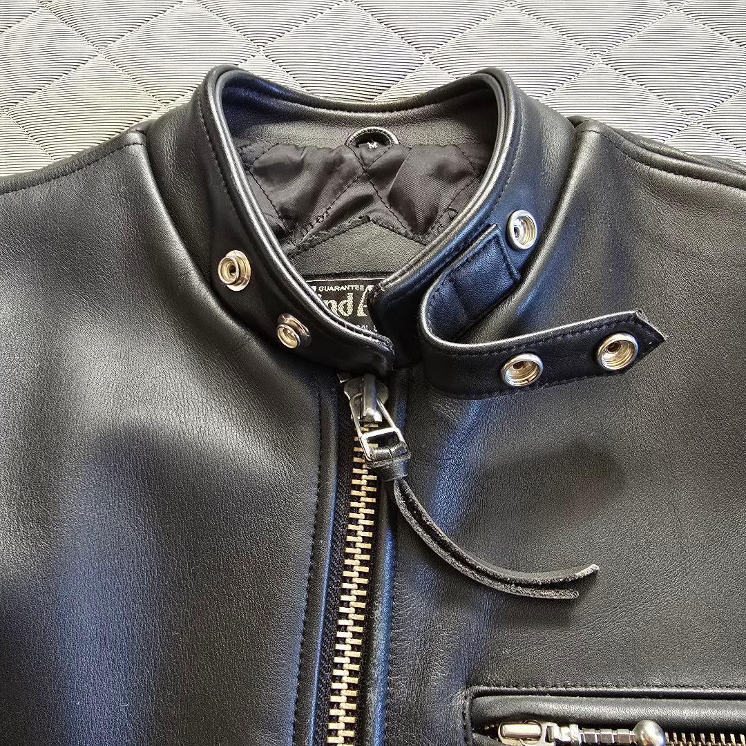 美品 WindArmor シングルライダースジャケット Mサイズ ブラック 本革