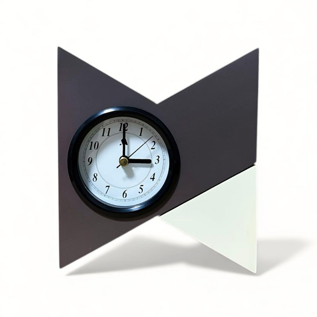 ★稀少 80s スペースエイジ ポストモダン ミッドセンチュリー 変形置時計