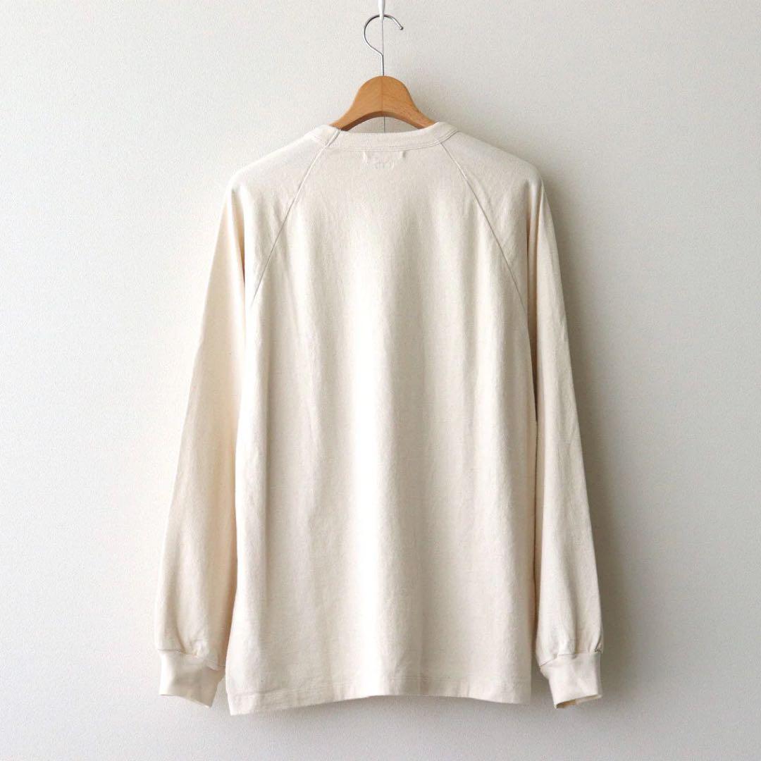 blurhms ブラームス Co/Silk Nep Raglan Tee 3