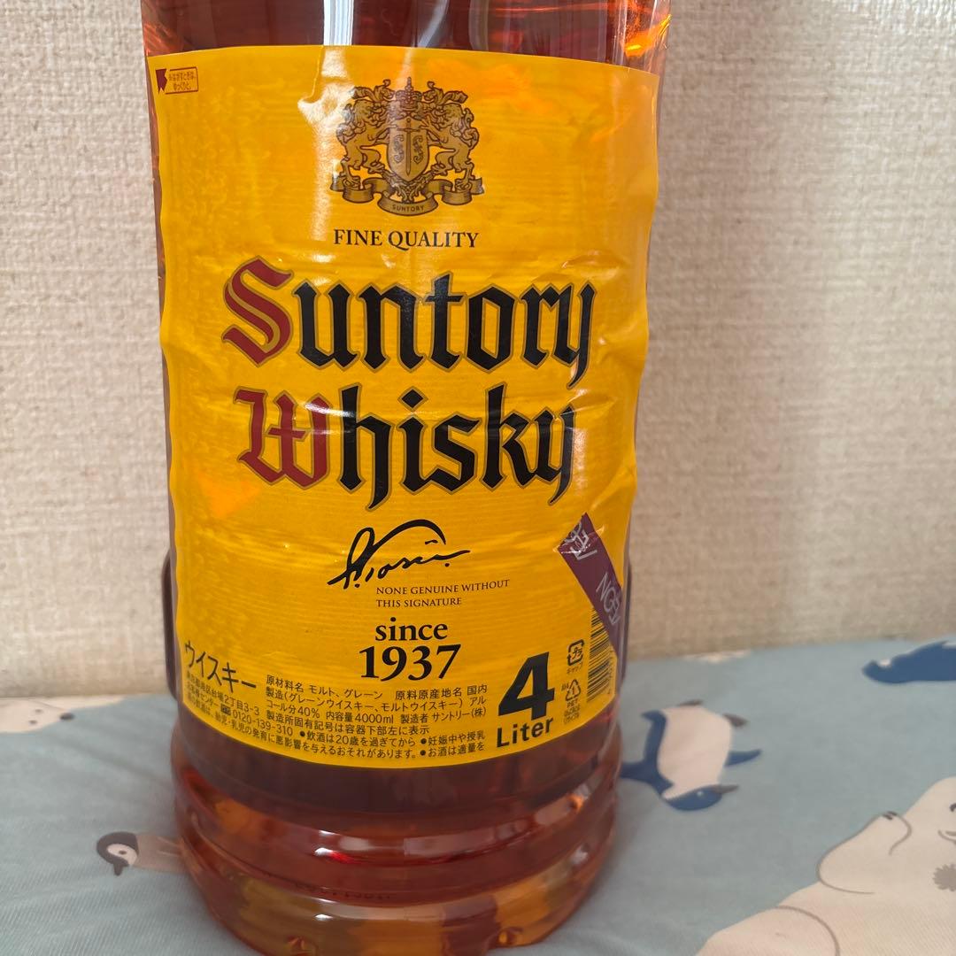 サントリー　角　ウイスキー　４L 角瓶