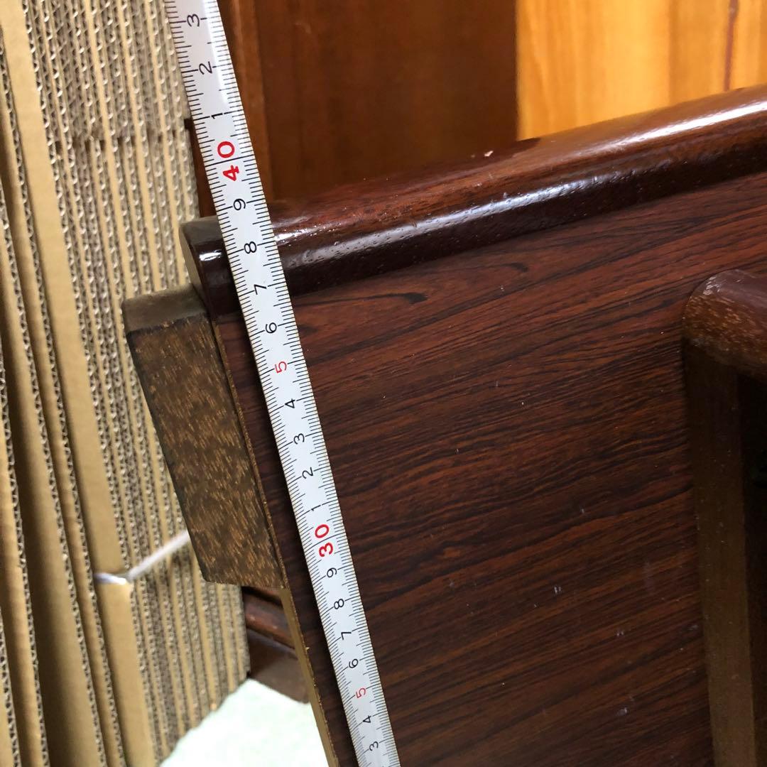 美品レア❗️カリモク 大理石調マーブル模様 木製センターテーブル ヴィンテージ