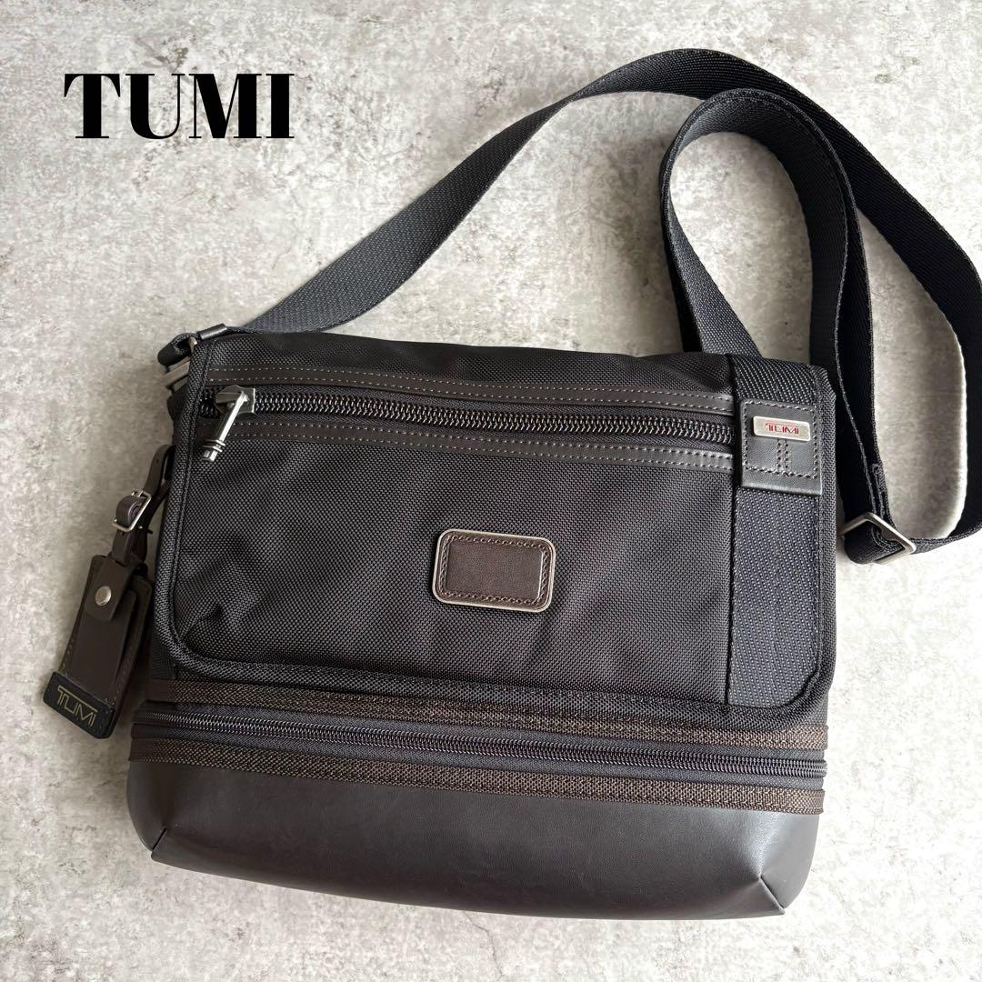 【極美品】TUMI ALPHA BRAVO メッセンジャー ショルダーバッグ