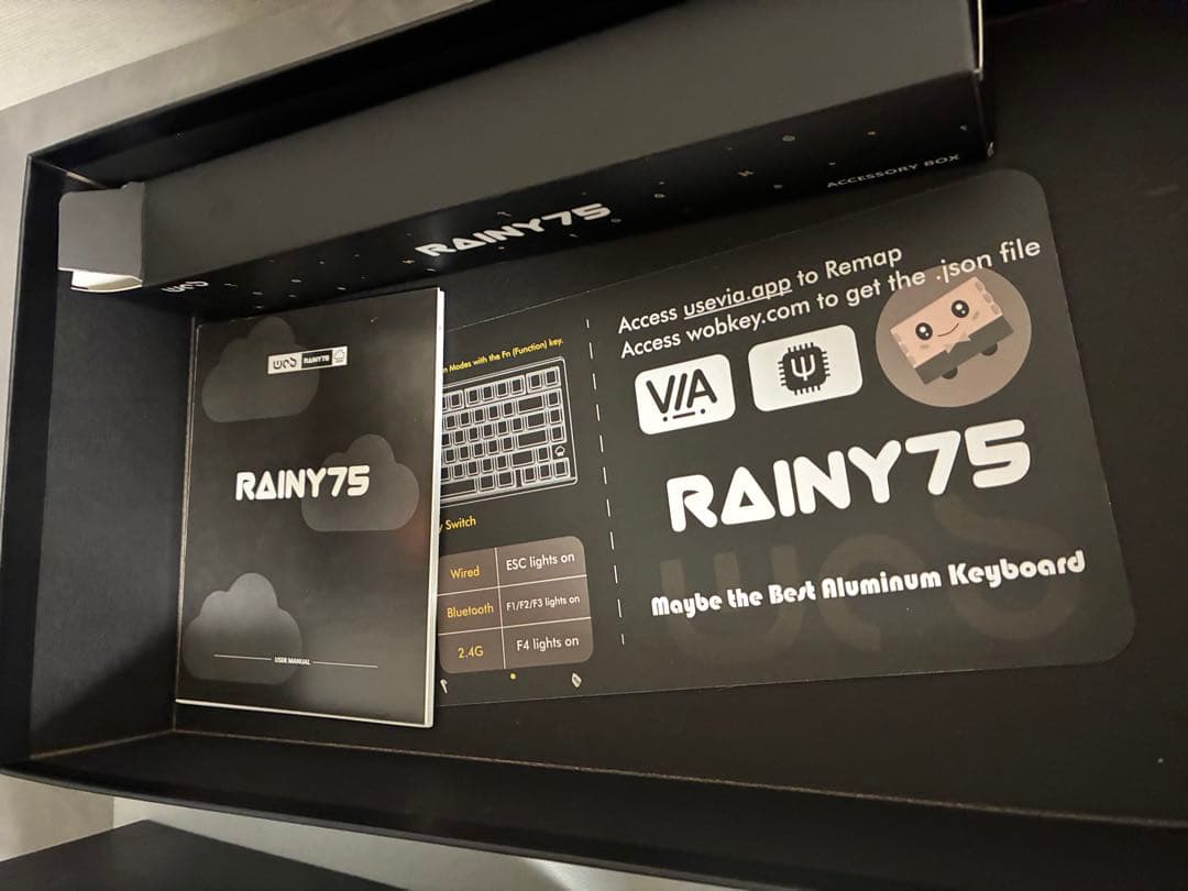 RAINY75 キーボード 本体　最終値下げ済