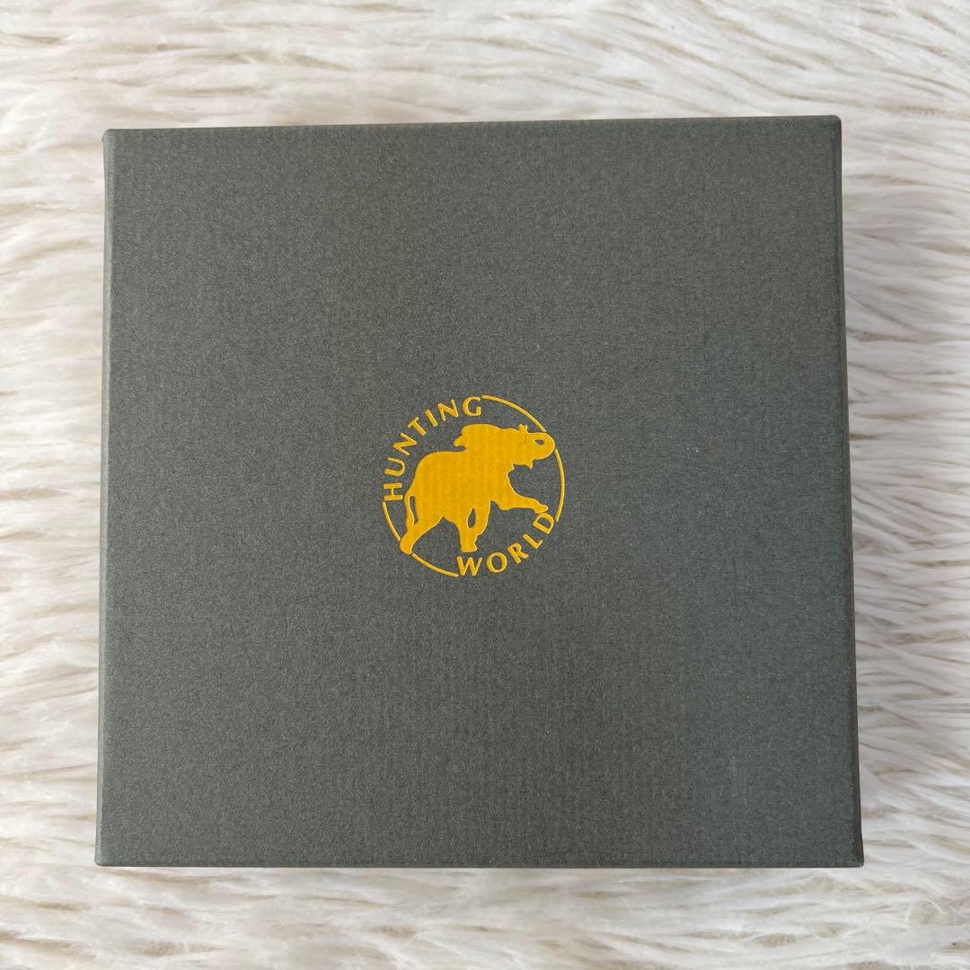 【新品未使用】ハンティングワールド　ブライドルレザー　L字ファスナー 折り財布