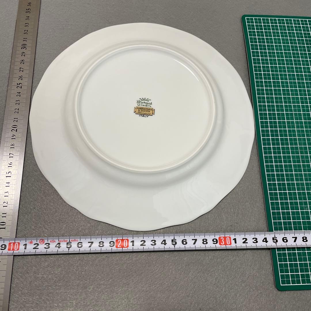 リチャードジノリ　イタリアンフルーツ　プレート24.5cm ３枚