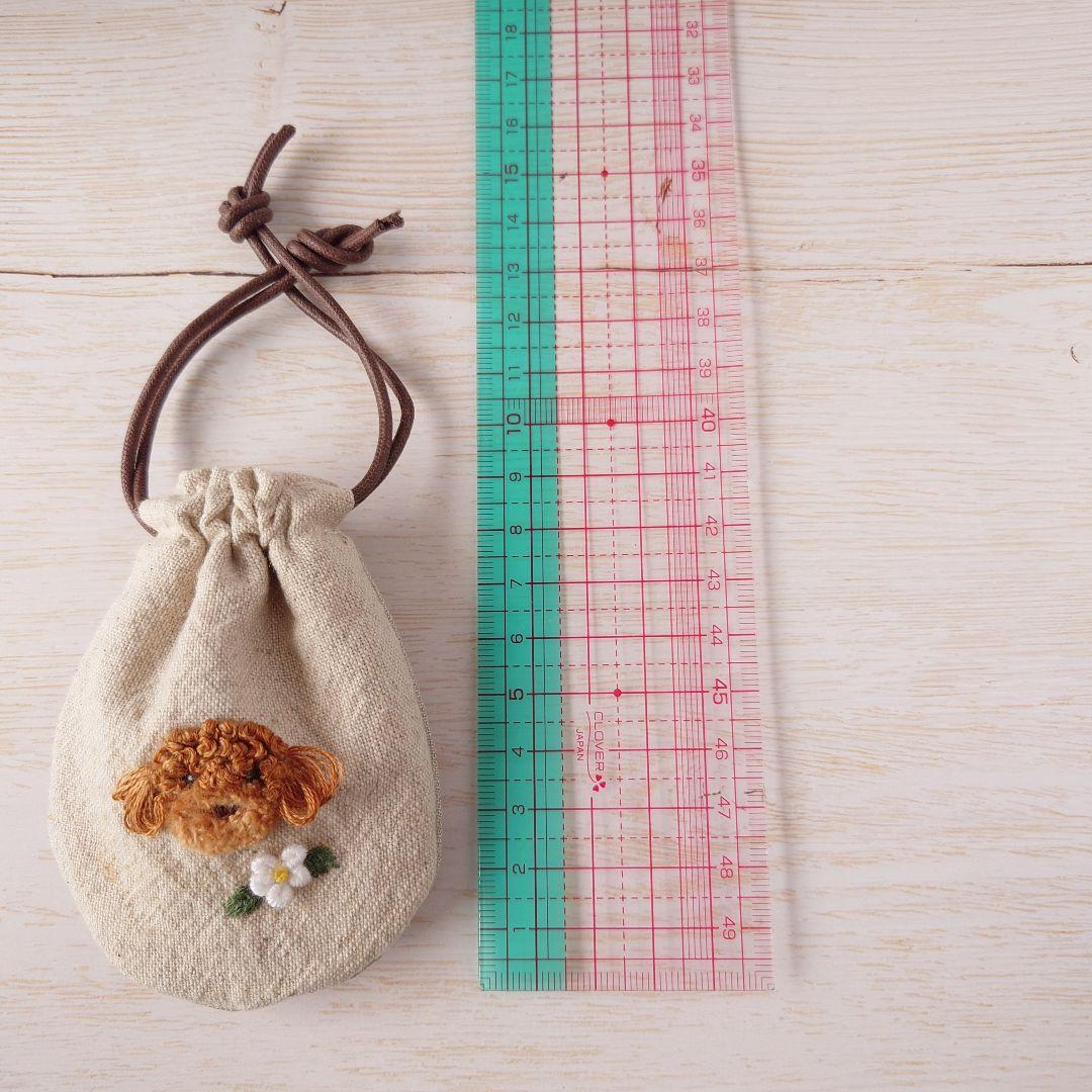 【完売】ちっちゃな巾着サシェ/詰替えタイプ【プードルとジャスミン】
