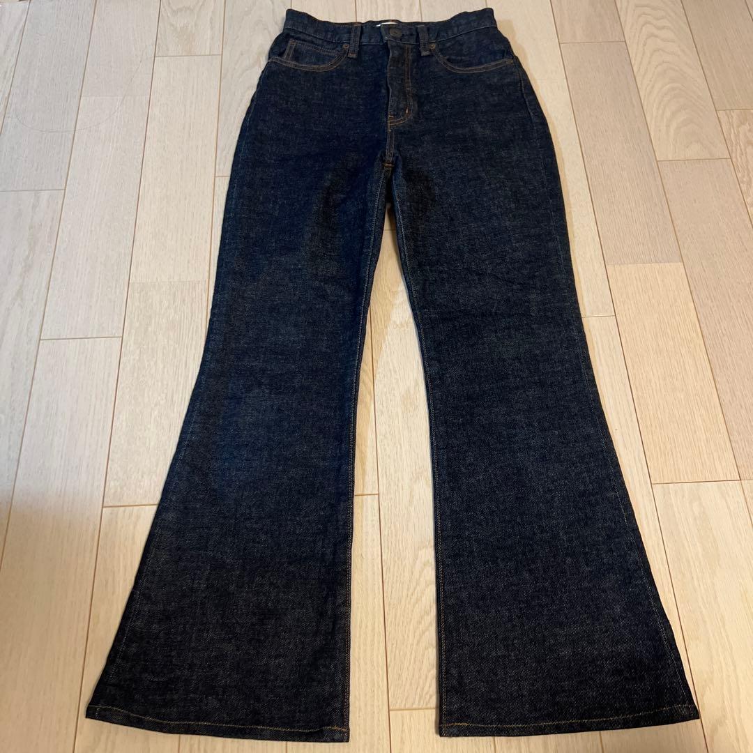 MOUSSY MVS BLACK FLARE フレアデニム　25インチ