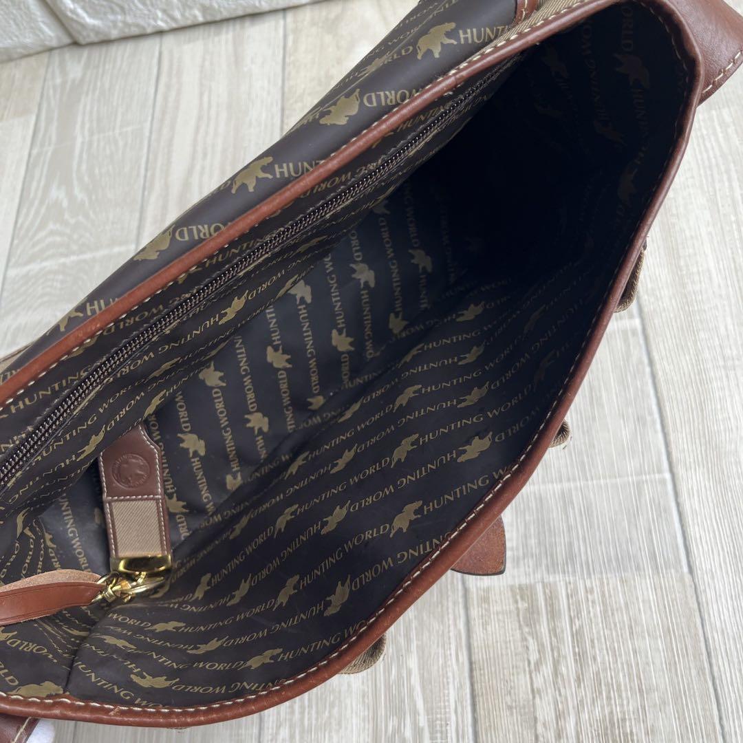 ハンティングワールド 斜め掛け対応 サファリトゥデイ ショルダーバッグ
