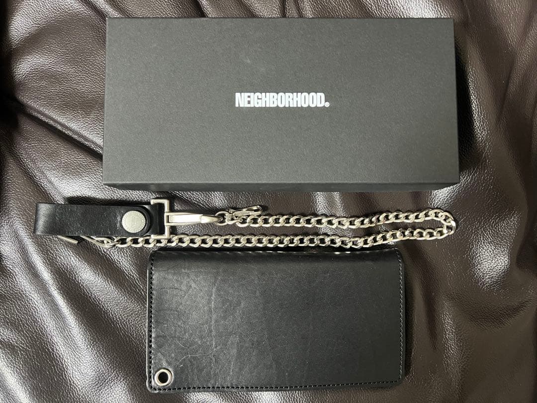 小物 NEIGHBORHOOD LEATHER TRUCKER WALLET