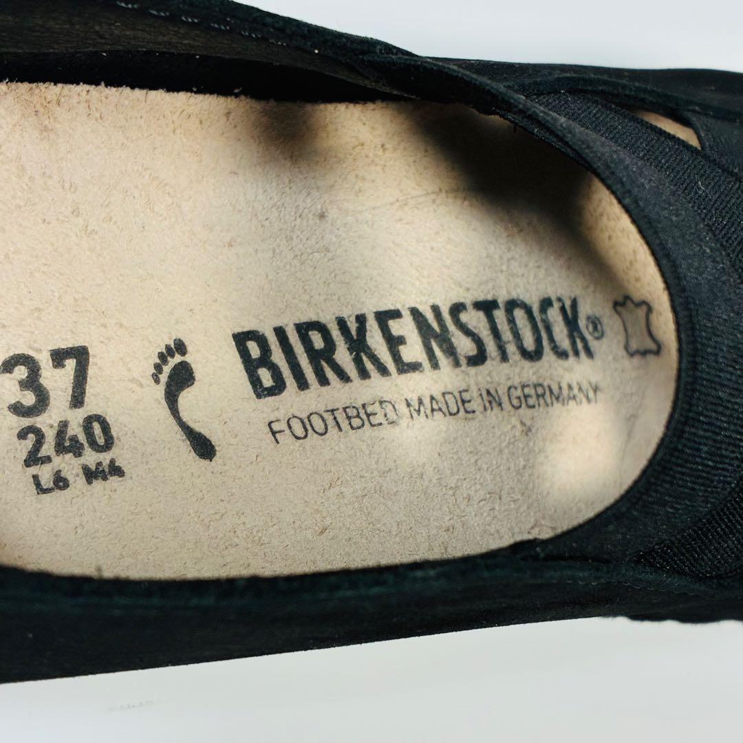 【超美品】ビルケンシュトック　サンタアナ　バレエシューズ　黒　37