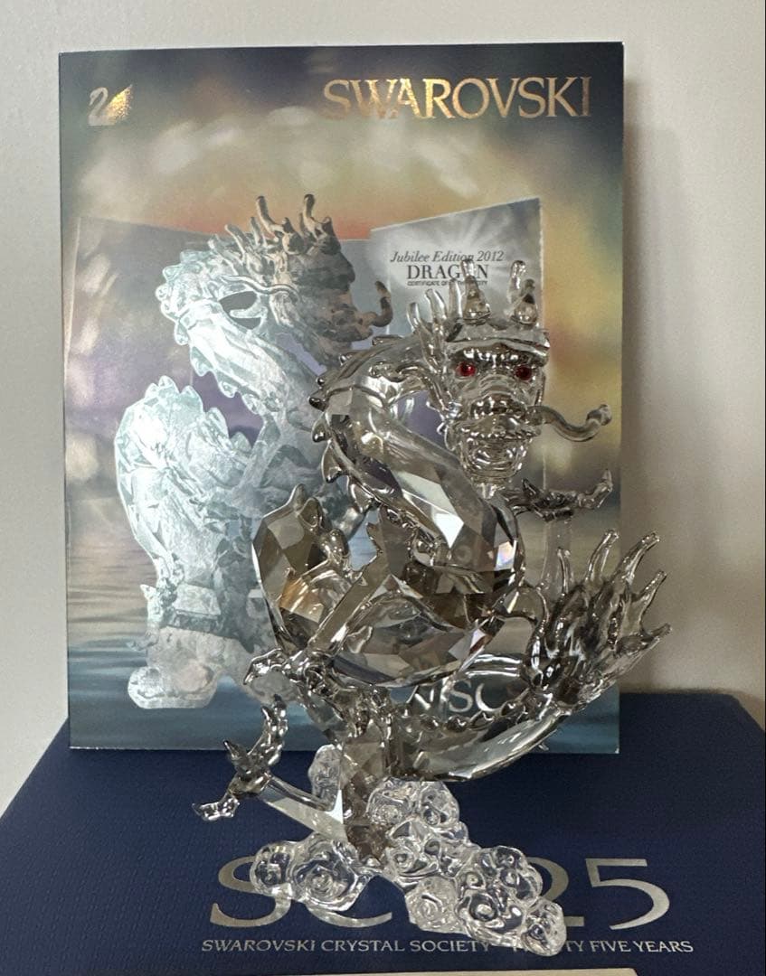 【SWAROVSKI】美品！スワロフスキー　ドラゴン　SCS25