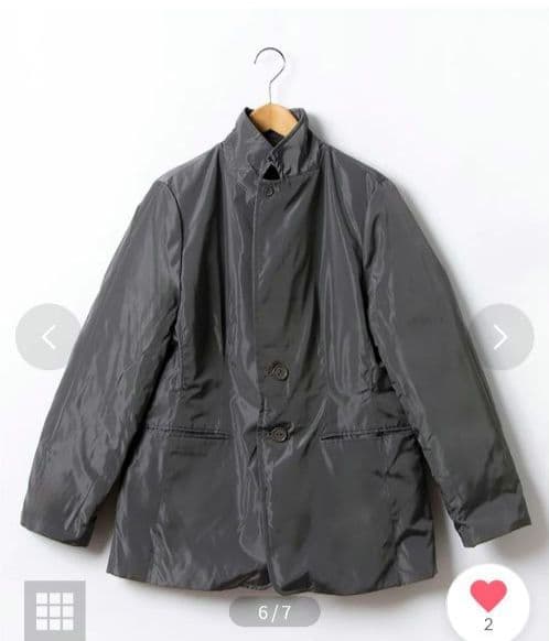 【大きいサイズ】ラピーヌ ルージュ リバーシブル ダウンジャケット