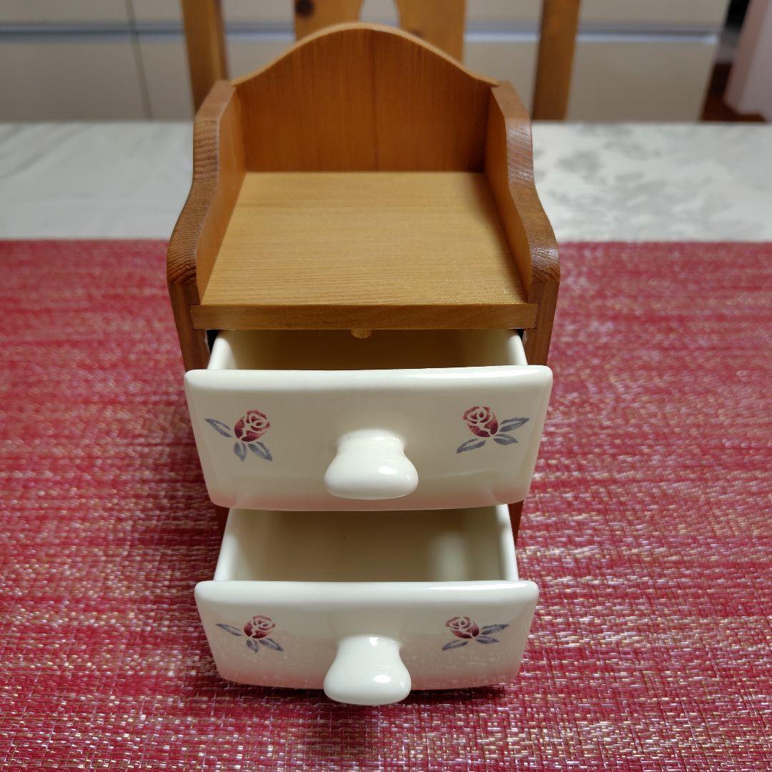 レアです　マニー　ローズアンポショワール　引き出し　小物入れ