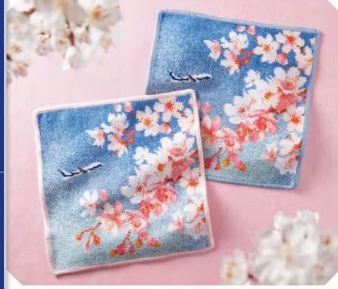 【ANA限定】フェイラー　ANAオリジナル　タオル桜2枚セット