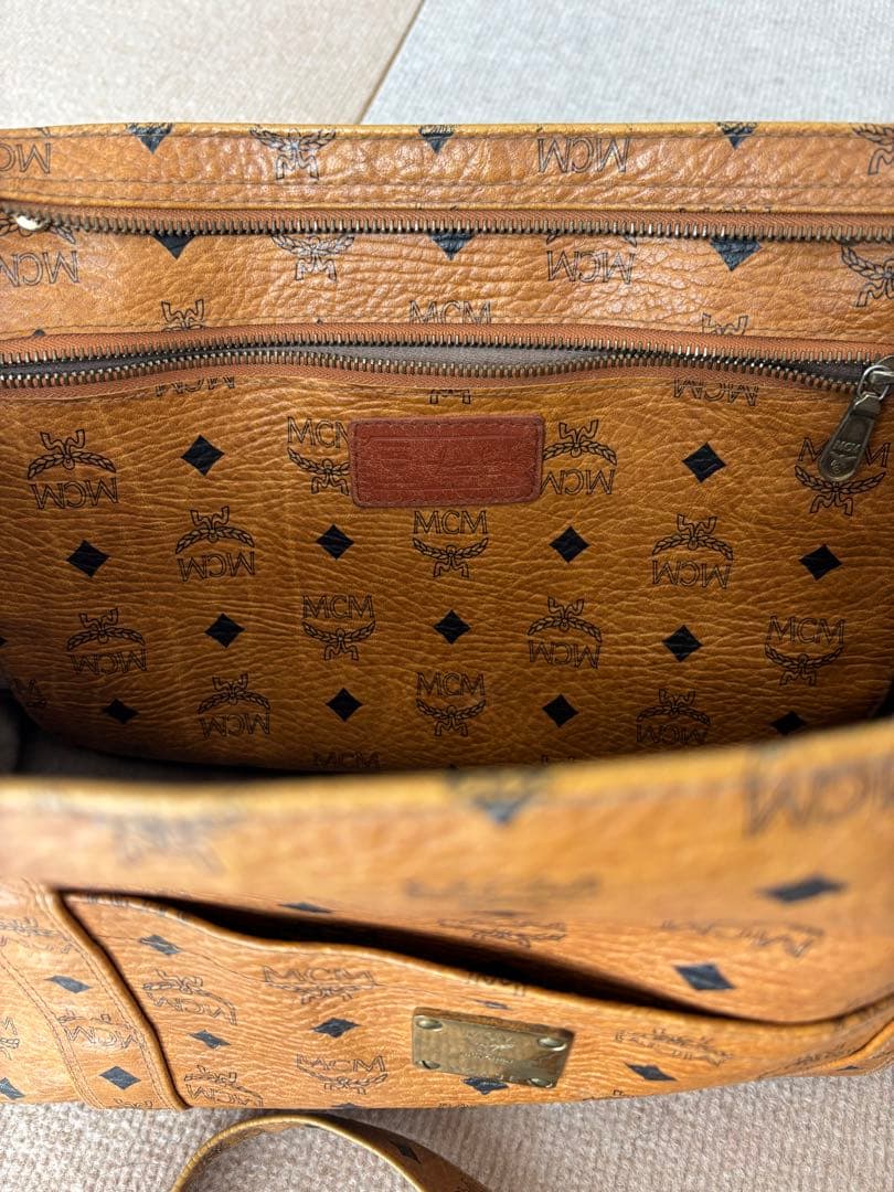 MCMエムシーエムロゴトートバッグヴィセトス柄ヴィンテージ平成