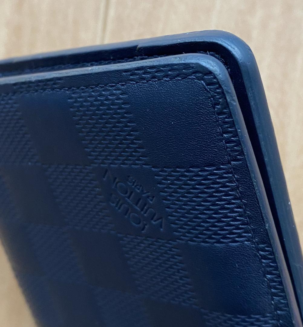 ルイヴィトン レザー財布 二つ折り コスモス ダミエ アンフィニ ポルトフォイユ