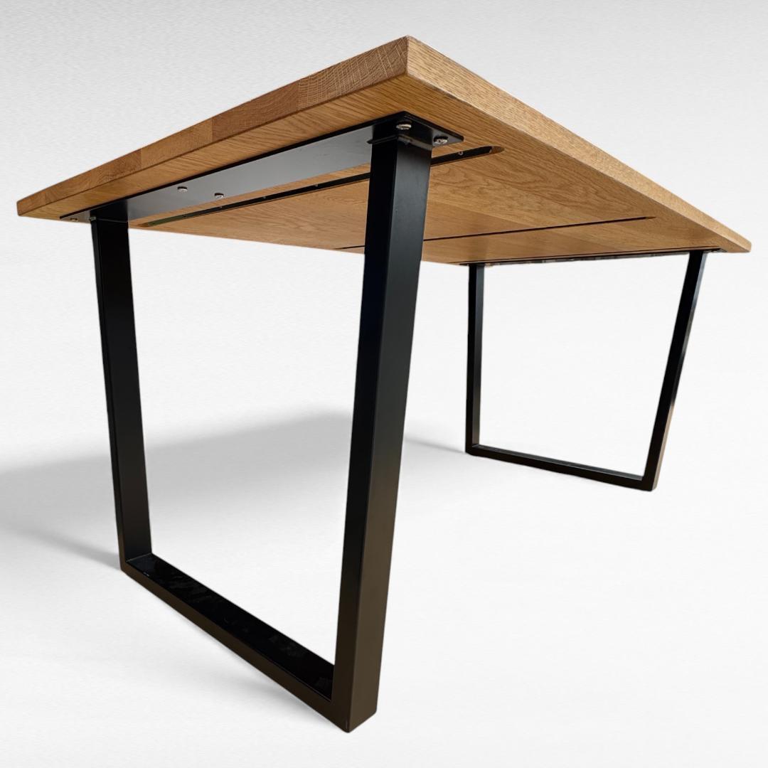 高野木工 グラム ダイニングテーブル160 オーク スチール 大川家具 状態良好