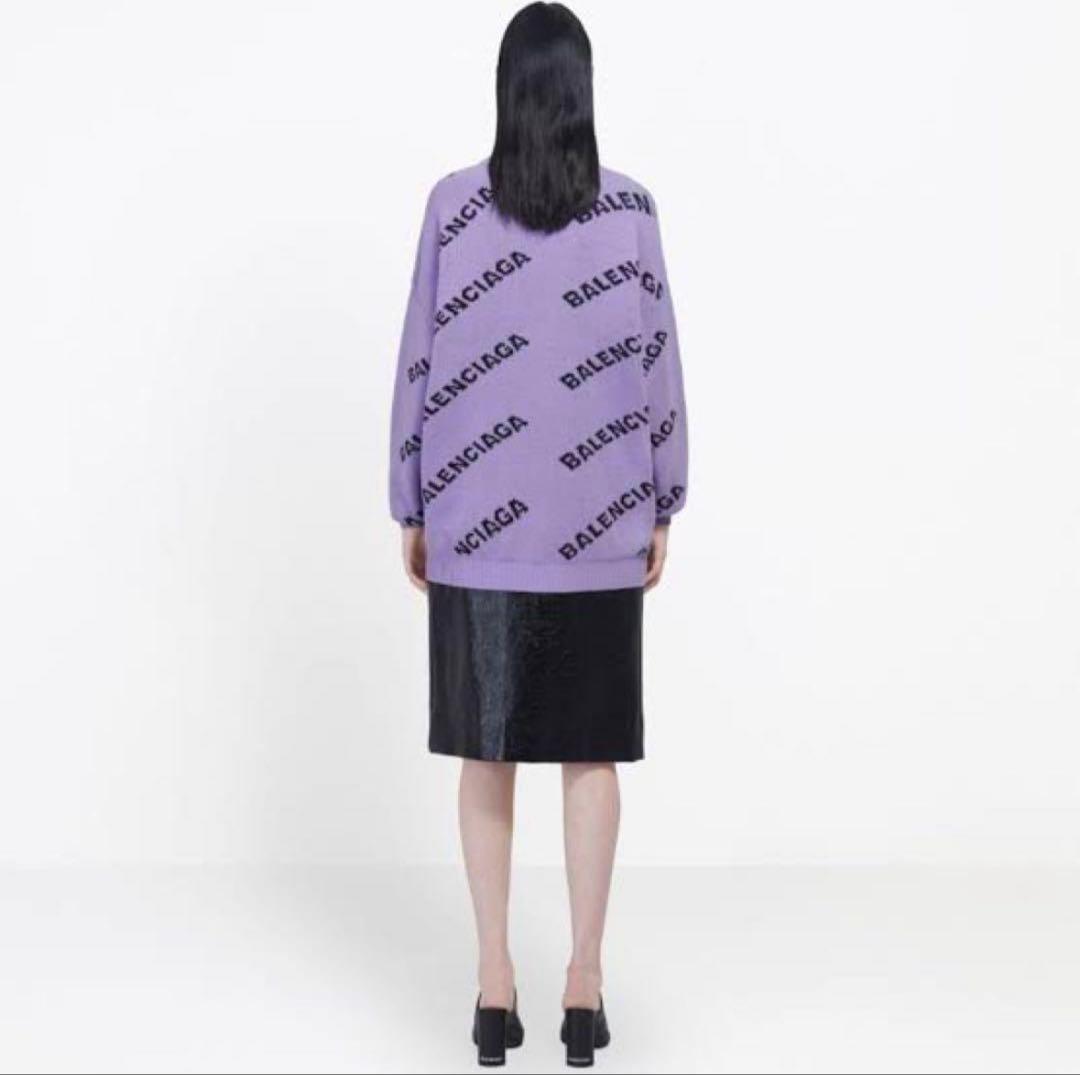 BALENCIAGA オーバーサイズニット ラベンダー