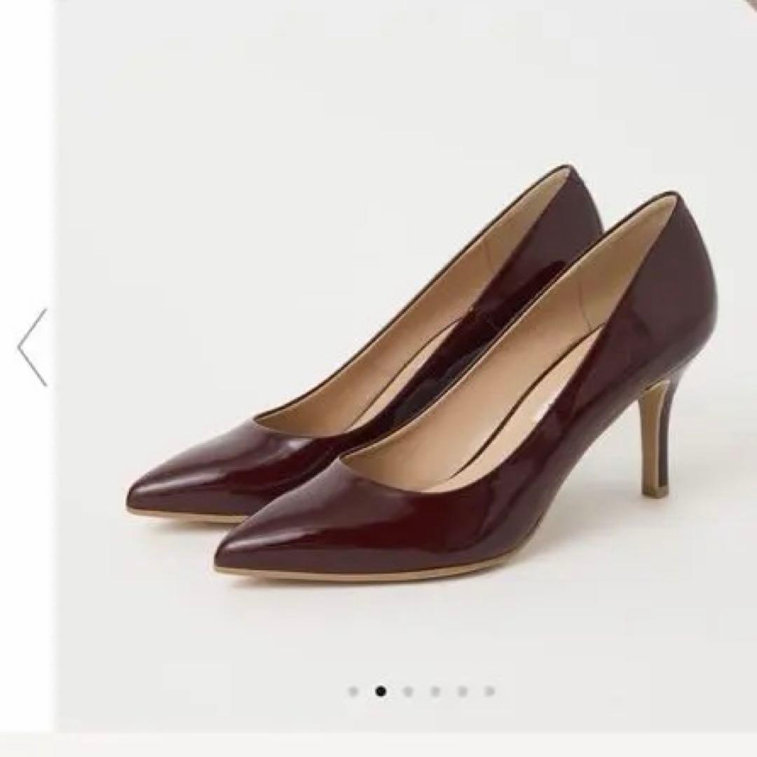 DIANA エナメル　ボルドー　25cm