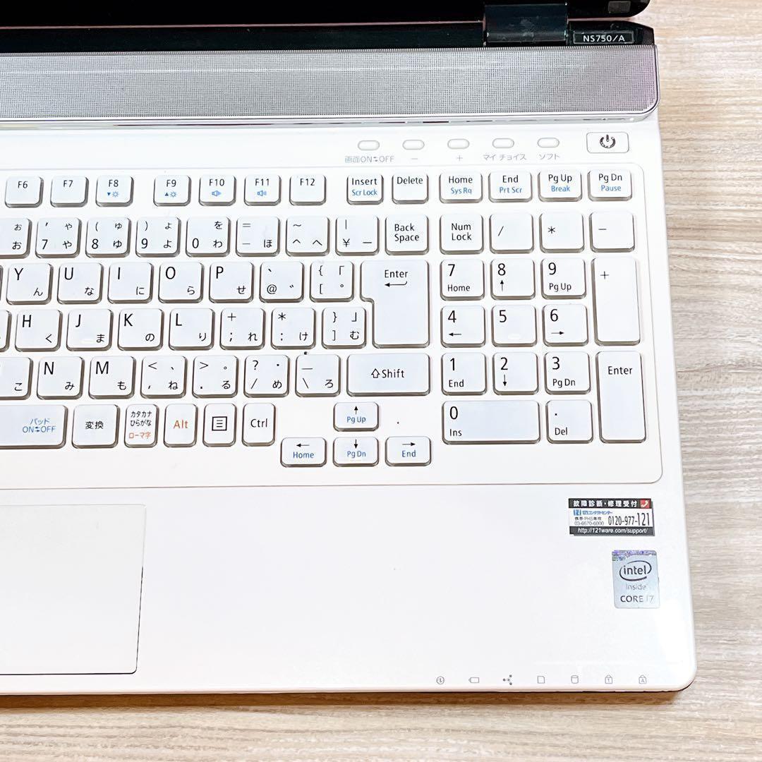 Corei7✨タッチパネル✨すぐ使えるノートパソコン✨カメラ付✨ブルーレイ✨美品