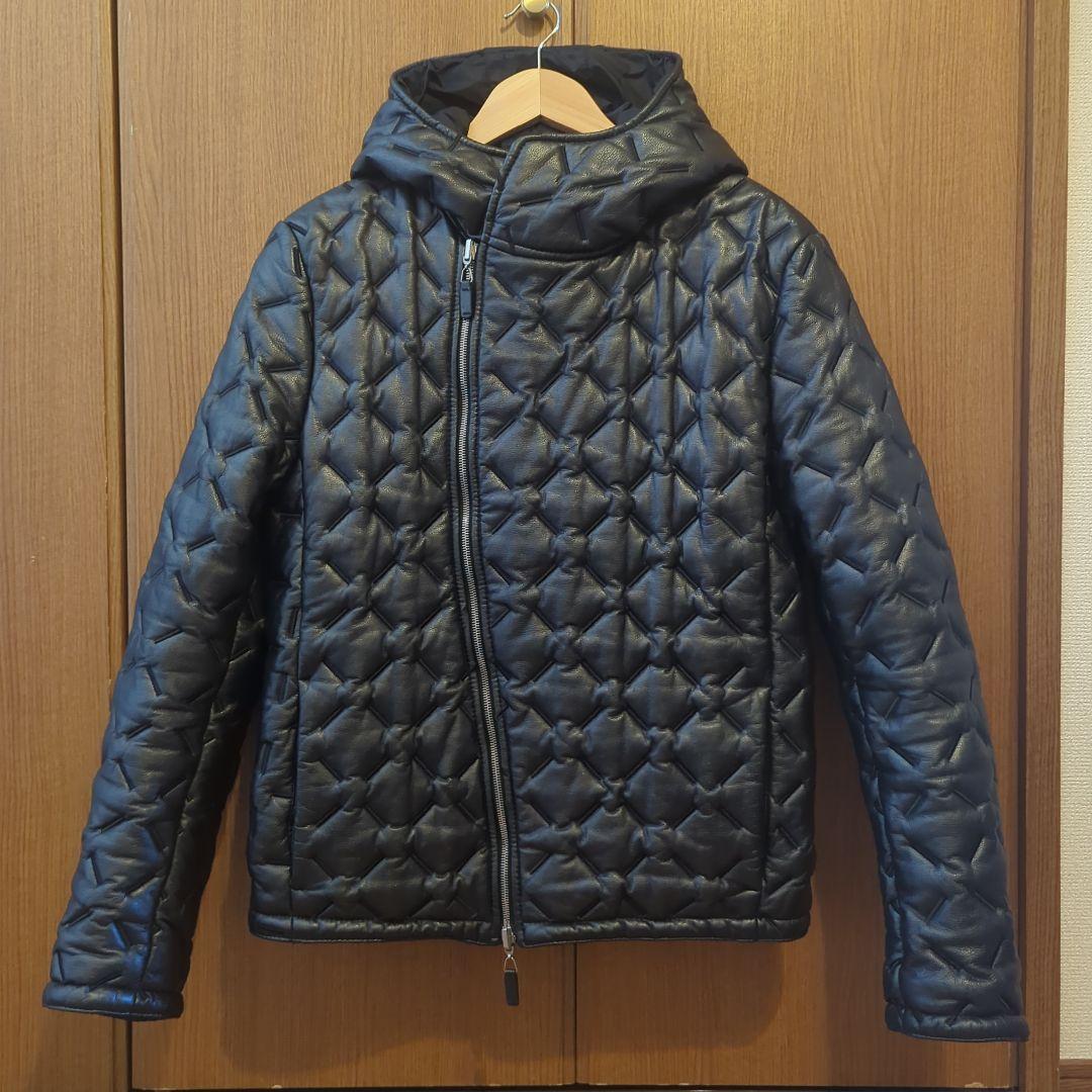 GACKT着用 EMPORIO ARMANI ラムレザーブルゾン リバーシブル