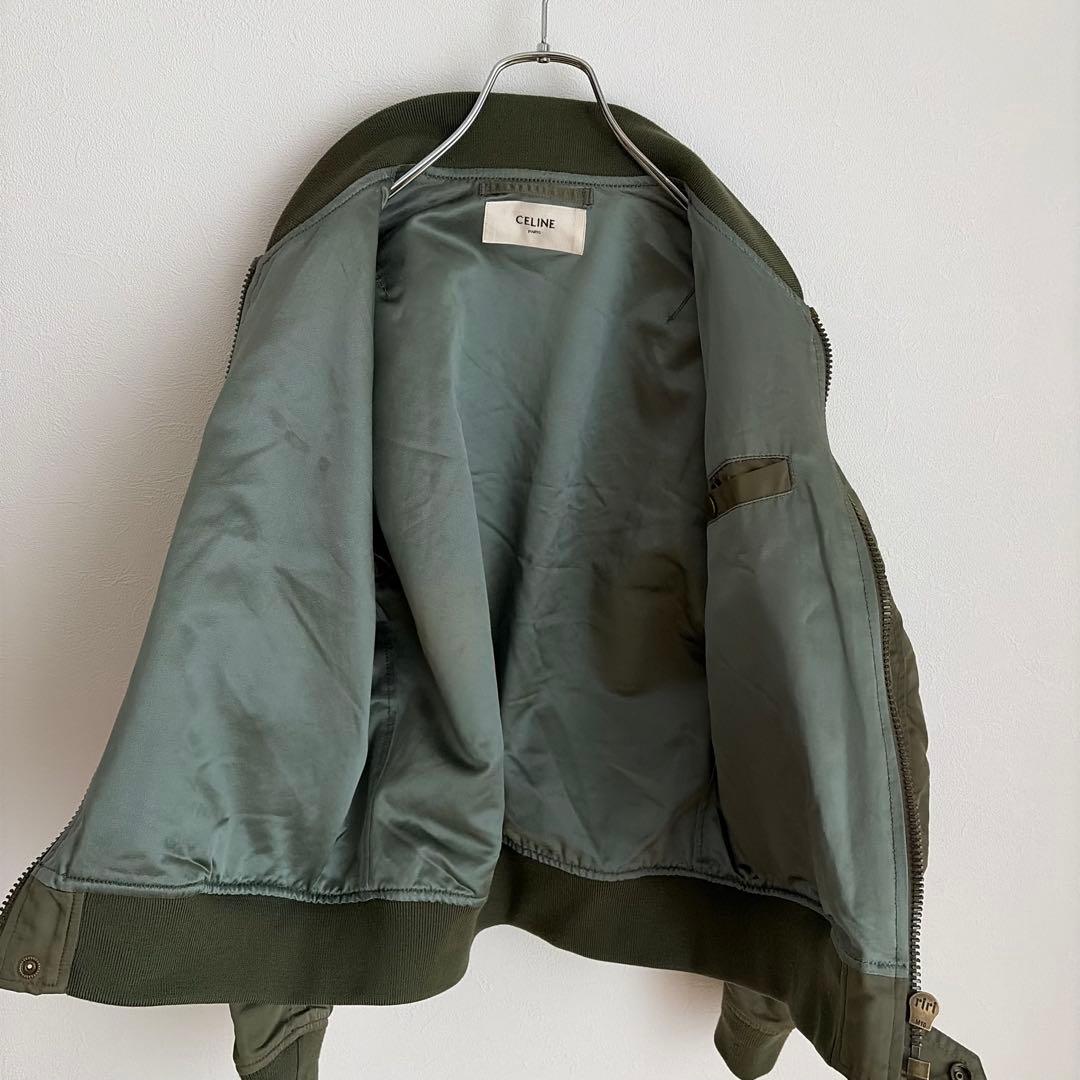 CELINE エディ期 ナイロンツイル ボンバージャケット M MA-1