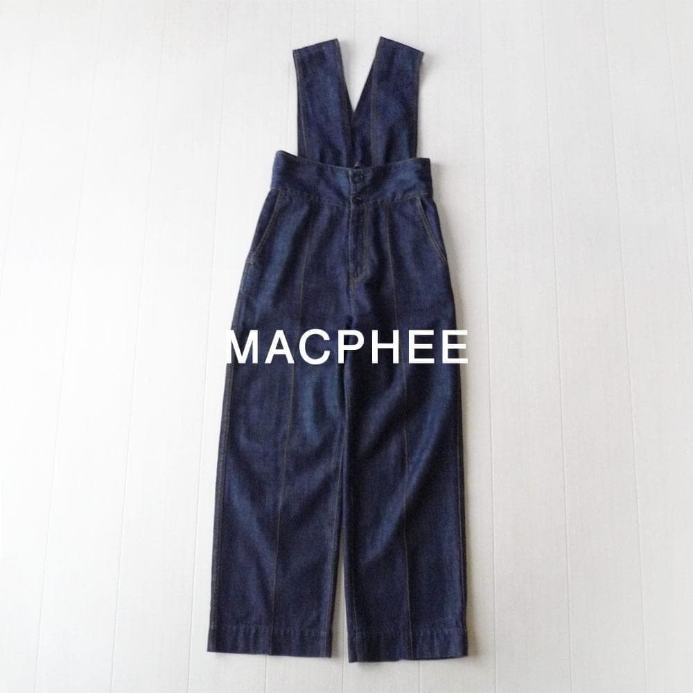 美品 トゥモローランド マカフィー 2,5万円 デニムのサロペット D439