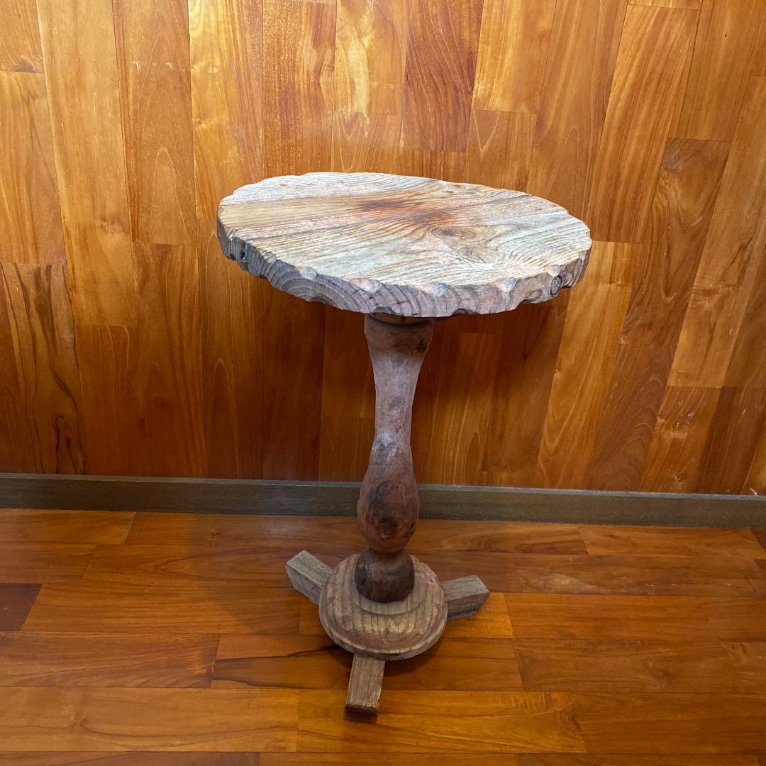 英国アンティーク木製フラワースタンド/花台/飾り棚サイドテーブル