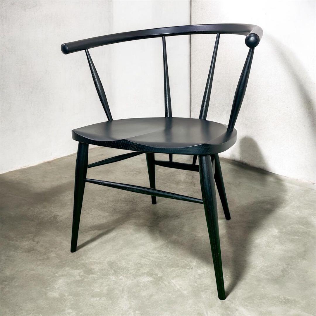 美品！かわいい　おしゃれ　柏木工　カフェチェア　椅子 オーク W512A