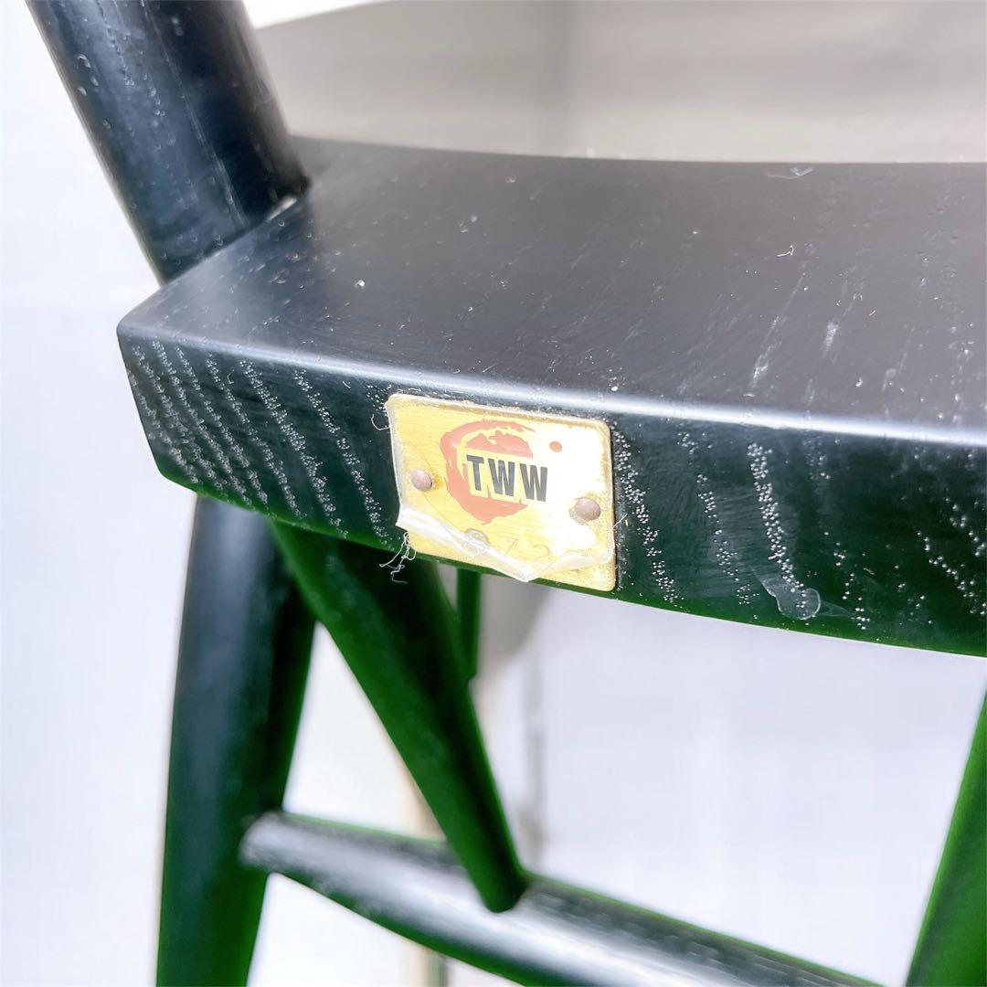 美品！かわいい　おしゃれ　柏木工　カフェチェア　椅子 オーク W512A