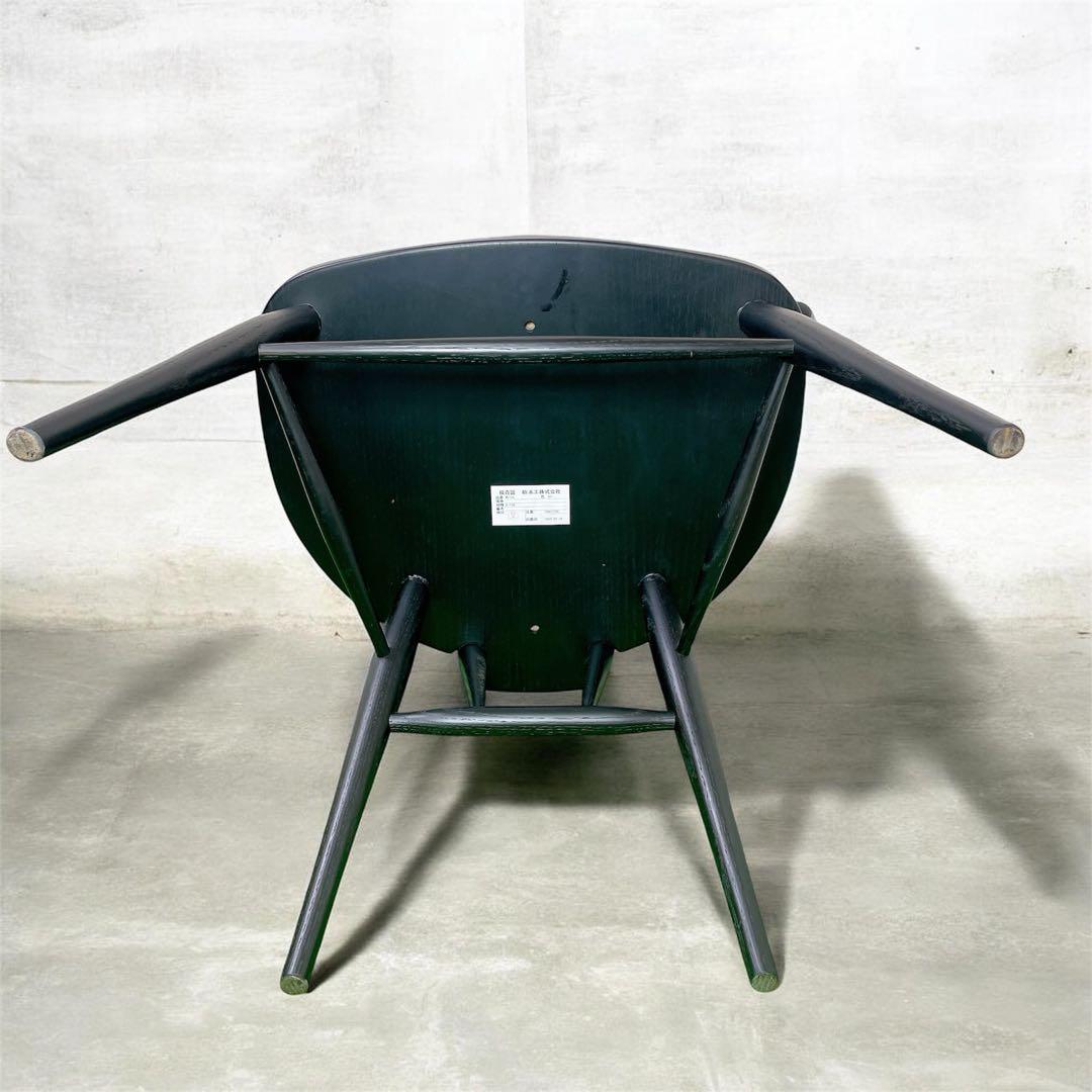 美品！かわいい　おしゃれ　柏木工　カフェチェア　椅子 オーク W512A