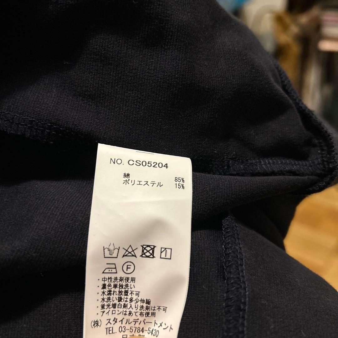 STILL BY HAND スナップボタン　カーディガン　navy 50